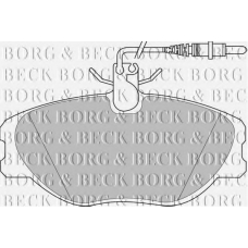 BBP1438 BORG & BECK Комплект тормозных колодок, дисковый тормоз