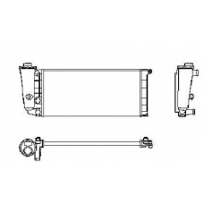 58781 NRF Радиатор, охлаждение двигателя