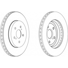 DDF1544 FERODO Тормозной диск