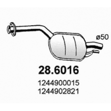28.6016 ASSO Средний глушитель выхлопных газов