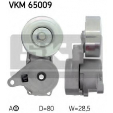 VKM 65009 SKF Натяжной ролик, поликлиновой  ремень