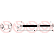 T 56 153 BREMBO Тормозной шланг