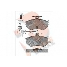 RB1157-203 R BRAKE Комплект тормозных колодок, дисковый тормоз