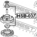 HSB-037 FEBEST Дистанционная труба, амортизатор
