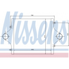 96918 NISSENS Интеркулер