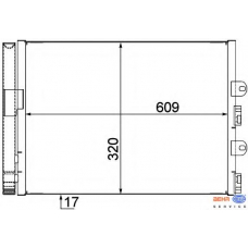 8FC 351 309-081 HELLA Конденсатор, кондиционер