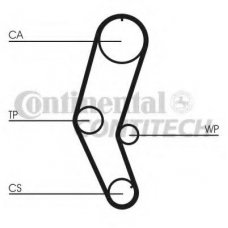 CT856 CONTITECH Ремень ГРМ