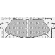 BBP2026 BORG & BECK Комплект тормозных колодок, дисковый тормоз
