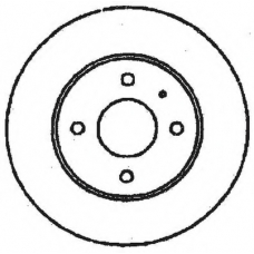 561129BC BENDIX Тормозной диск