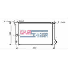 3201761 KUHLER SCHNEIDER Радиатор, охлаждение двигател