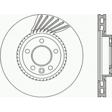 BDA2061.20 OPEN PARTS Тормозной диск