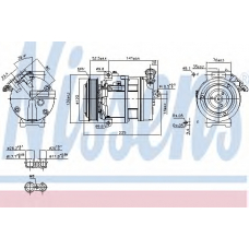 89397 NISSENS Компрессор, кондиционер