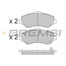 BP3396 BREMSI Комплект тормозных колодок, дисковый тормоз