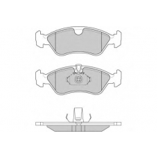 12-0704 E.T.F. Комплект тормозных колодок, дисковый тормоз