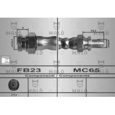 80558 Malo Тормозной шланг