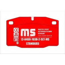 13-0460-7038-2-SET-MS MASTER-SPORT Комплект тормозных колодок, дисковый тормоз