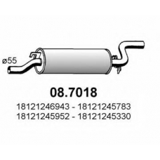08.7018 ASSO Глушитель выхлопных газов конечный