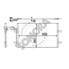 361460 SOMORA Конденсатор, кондиционер