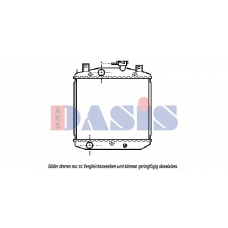 360150N AKS DASIS Радиатор, охлаждение двигателя