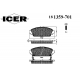 181359-701 ICER Комплект тормозных колодок, дисковый тормоз