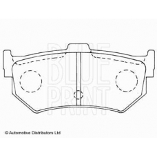 ADK84204 BLUE PRINT Комплект тормозных колодок, дисковый тормоз