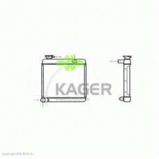 31-2707 KAGER Радиатор, охлаждение двигателя