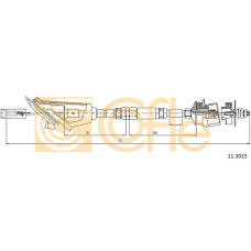 11.3015 COFLE Трос, управление сцеплением