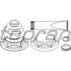 500 601 TOPRAN Комплект пылника, приводной вал