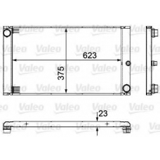 735475 VALEO Радиатор, охлаждение двигателя