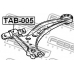 TAB-005 FEBEST Подвеска, рычаг независимой подвески колеса