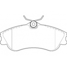 WBP23346A WAGNER LOCKHEED Комплект тормозных колодок, дисковый тормоз