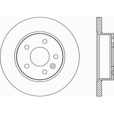 BDR1703.10 OPEN PARTS Тормозной диск