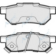 PAD1854 APEC Комплект тормозных колодок, дисковый тормоз