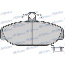 AC058529D AC Delco Комплект тормозных колодок, дисковый тормоз