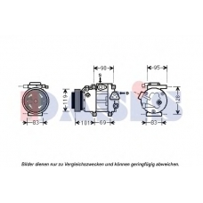 851942N AKS DASIS Компрессор, кондиционер
