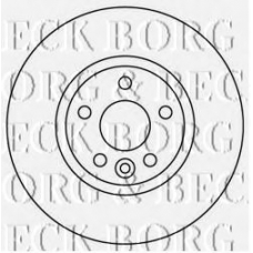 BBD4567 BORG & BECK Тормозной диск