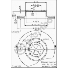 09.5529.10 BREMBO Тормозной диск