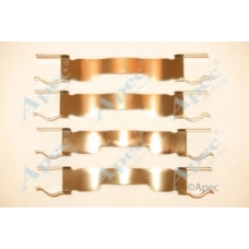 KIT501 APEC Комплектующие, тормозные колодки