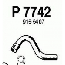 P7742 FENNO Труба выхлопного газа