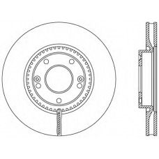 BDR2477.20 OPEN PARTS Тормозной диск