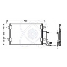 30B0019 ELECTRO AUTO Конденсатор, кондиционер