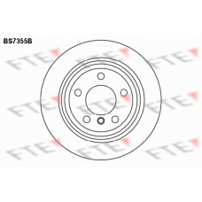 BS7355B FTE Тормозной диск