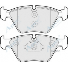 PAD1432 APEC Комплект тормозных колодок, дисковый тормоз