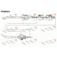 FKS05012 FTE Трос, управление сцеплением
