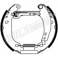 16091 fri.tech. Комплект тормозных колодок