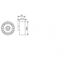 TKR 9163 TIMKEN Паразитный / ведущий ролик, зубчатый ремень