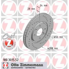 180.3015.52 ZIMMERMANN Тормозной диск