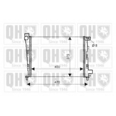 QER2230 QUINTON HAZELL Радиатор, охлаждение двигателя