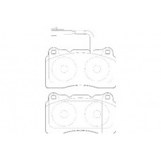 WBP23756A WAGNER LOCKHEED Комплект тормозных колодок, дисковый тормоз