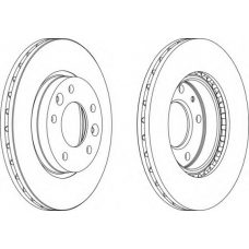 DDF1460-1 FERODO Тормозной диск